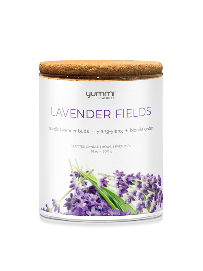 18oz Lavender Fields Scented Jar Candles