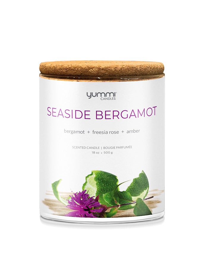 🎁 18oz Seaside Bergamot Scented Jar Candles (100% off)