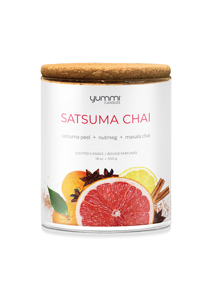 🎁 18oz Satsuma Chai Scented Jar Candles (100% off)