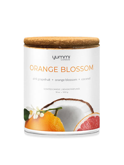 🎁 18oz Orange Blossom Scented Jar Candles (100% off)