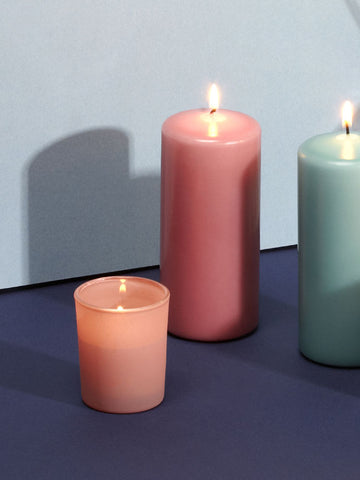 Yummi Candles - 10 Hour Votive Candles And Matte Candle Holders - Lifestyle - 5