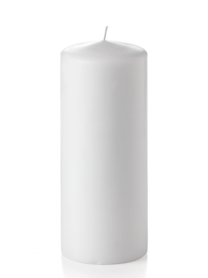 4" x 10" Unscented Column Pillar Candles