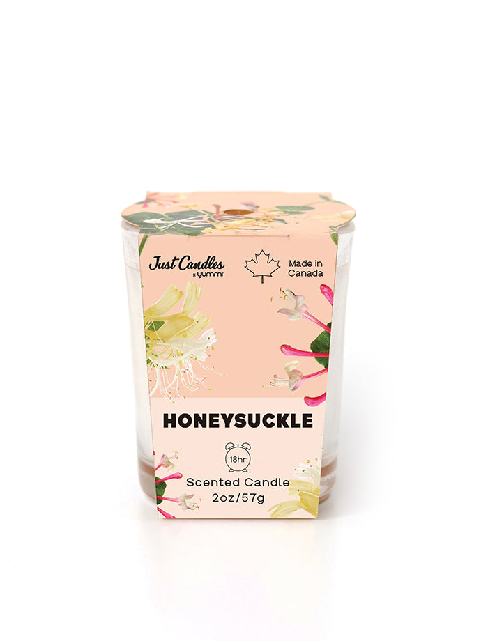 Just Candles 2oz Honeysuckle Scented Jar