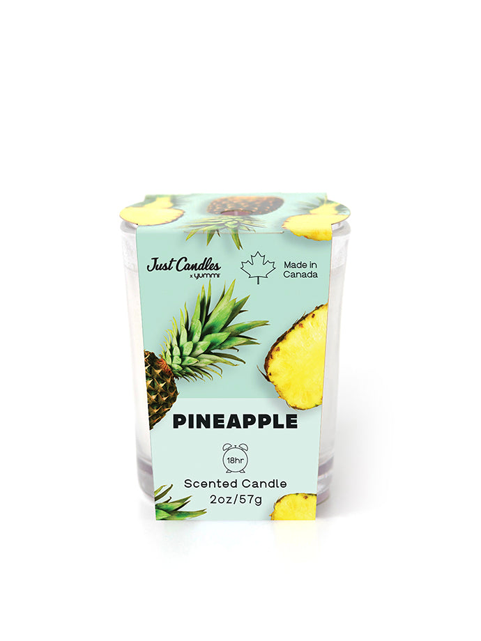 Just Candles 2oz Pineapple Scented Jar