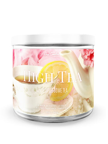 Yummi Candles - Just Candles 12oz 3-Wick High Tea Scented Jar