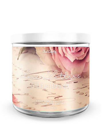 Yummi Candles - Just Candles 12oz 3-Wick Love Letter Scented Jar