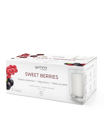 Yummi Candles - 2oz Sweet Berries Scented Jar Candles