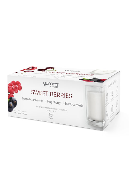 2oz Sweet Berries Scented Jar Candles