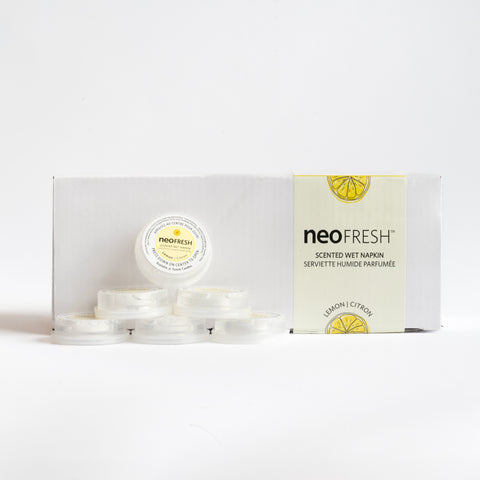 Yummi Candles - Neo FRESH Scented Wet Napkin – Lemon | Box of 50 - Lifestyle - 1