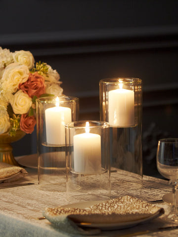 Yummi Candles - 18 Pillar Candles & 18 Ethereal Cylinders - Lifestyle - 1