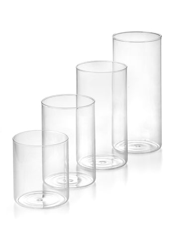 Yummi Candles - 24 Round Pillar Candles and Cylinder Vases - Lifestyle - 2