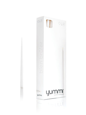 Yummi Candles - 12 Taper Candles, 12 Glass Chimneys and 12 Glass Taper Holders - Lifestyle - 2