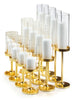 Yummi Candles - 36 Slim Pillar Candles, 36 Cylinder Vases and 36 Gold Vevo Pedestals - Lifestyle - 2