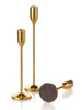 Yummi Candles - 12 Taper Candles and 12 Gold Virtu Candlesticks - Lifestyle - 3