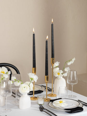 Yummi Candles - 12 Taper Candles and 12 Gold Virtu Candlesticks - Lifestyle - 5