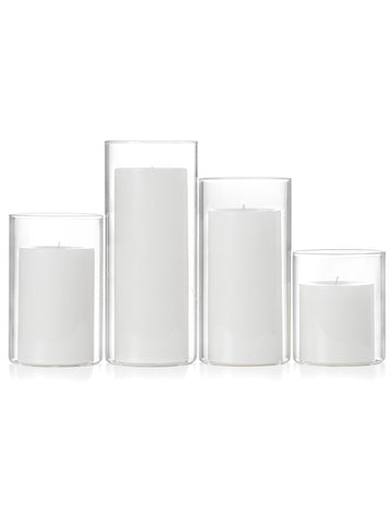 Yummi Candles - 16 Column Pillar Candles and Cylinder Vases - Lifestyle - 1