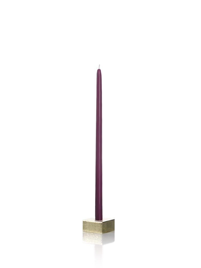 9" Tiny Taper Candles Magenta