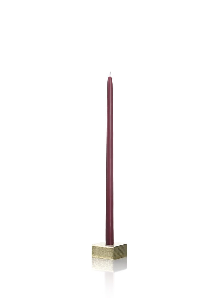 9" Tiny Taper Candles Raspberry