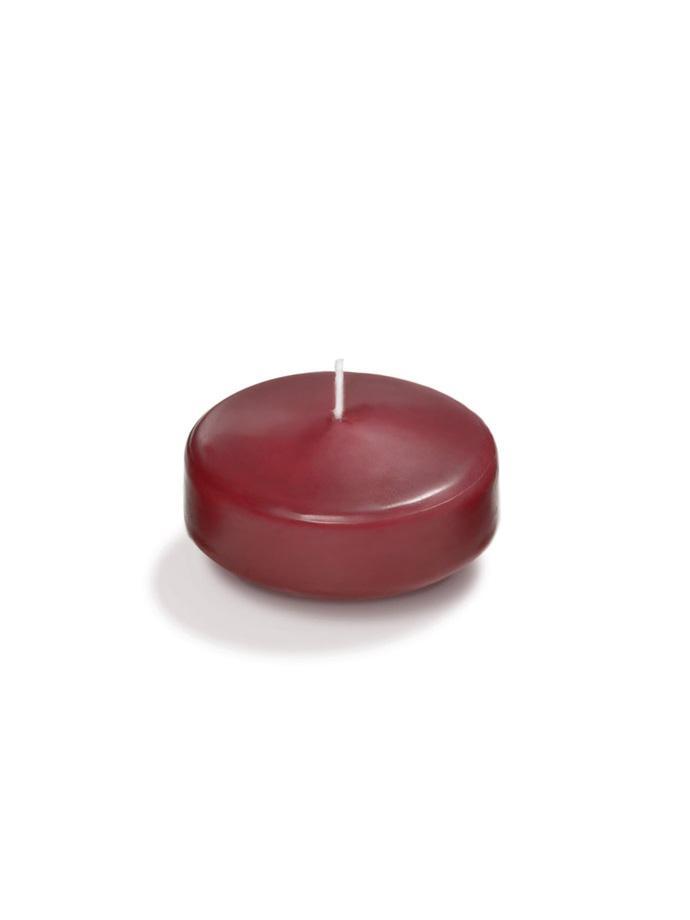 2.25" Floating Candles Burgundy