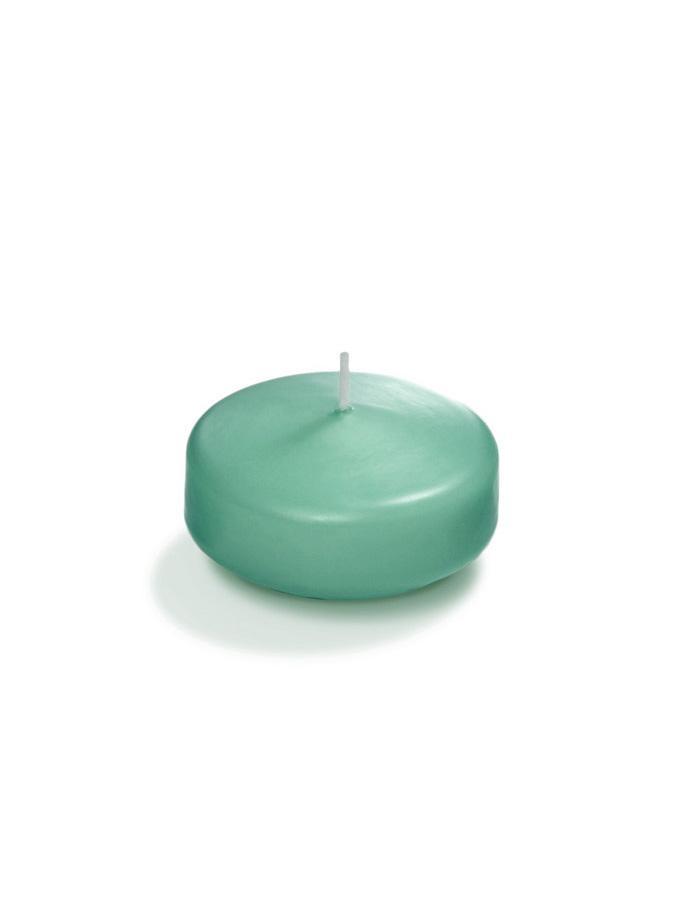 2.25" Floating Candles Aqua Green