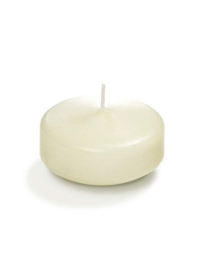 3" Floating Candles Ivory