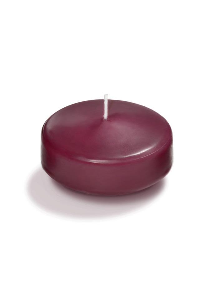 3" Floating Candles Magenta