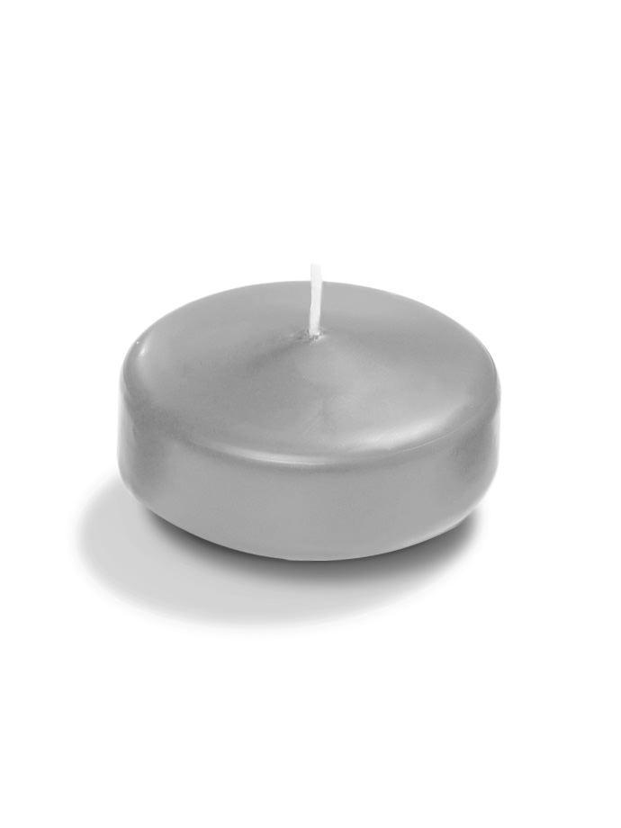 3" Floating Candles Light Gray