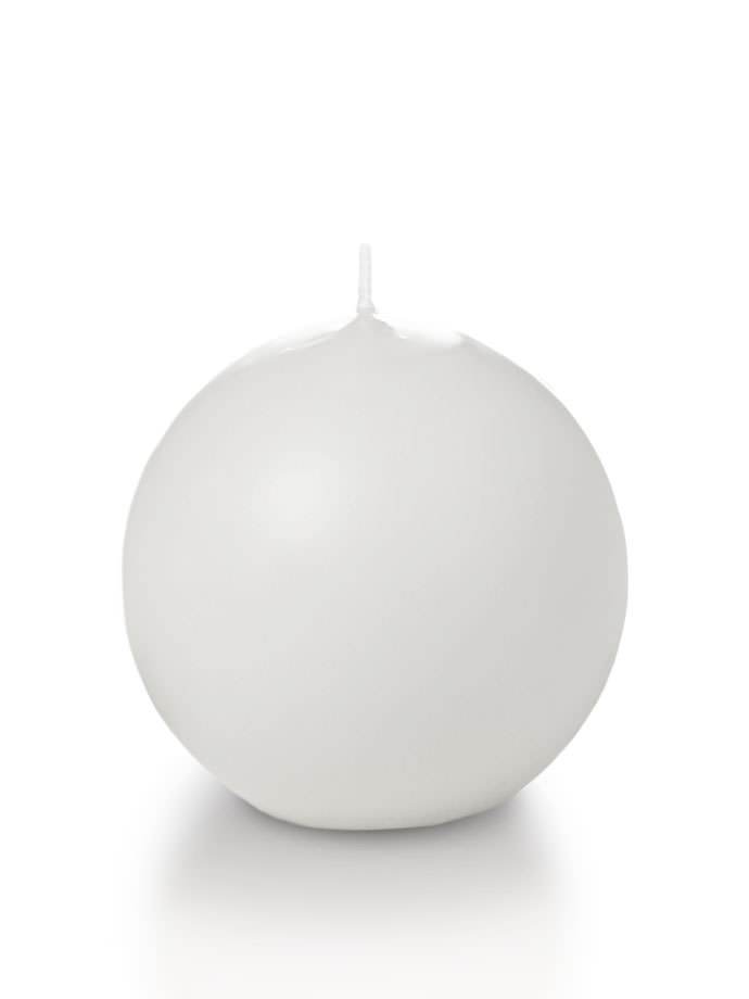 White Sphere / Ball Candles