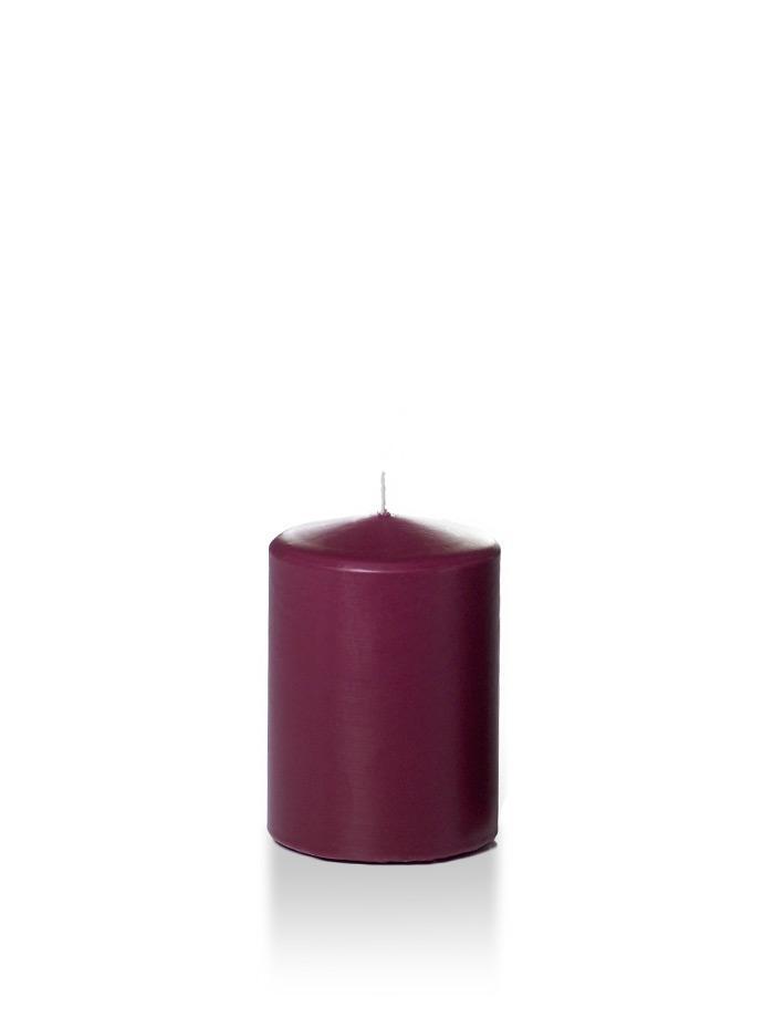 3" x 4" Pillar Candles Magenta