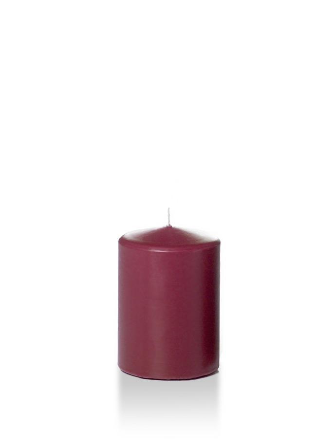 3" x 4" Wholesale Pillar Candles Raspberry