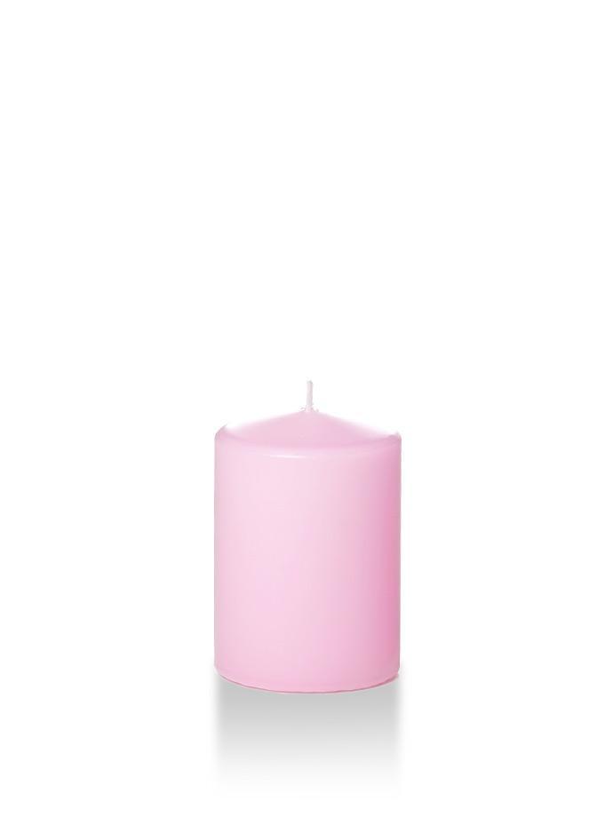 3" x 4" Pillar Candles Blush