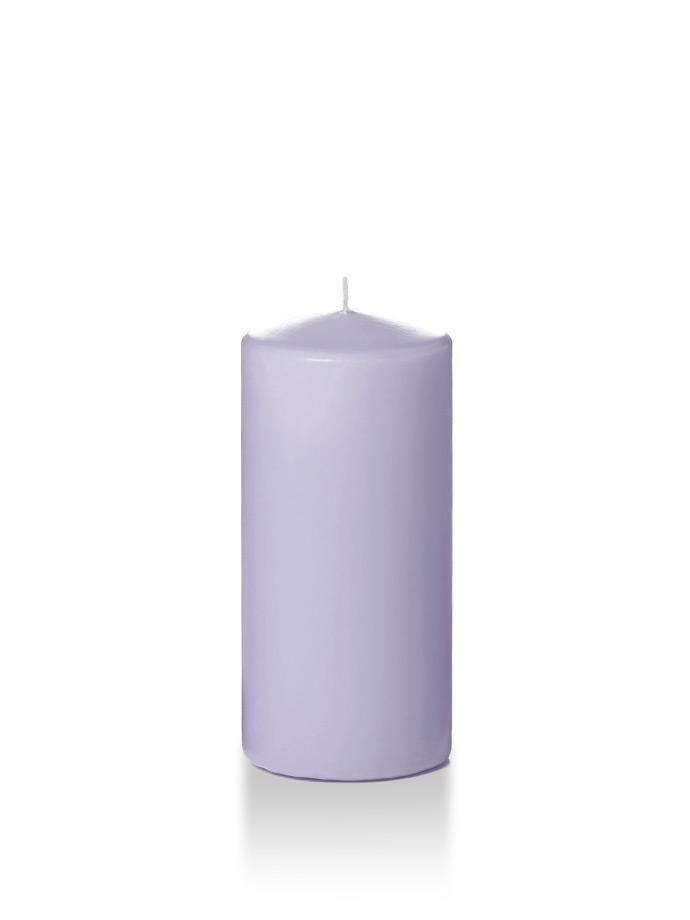 3" x 6" Pillar Candles Lilac