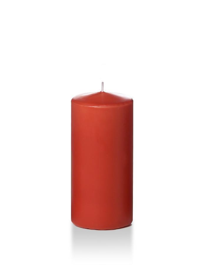 3" x 6" Wholesale Pillar Candles Brick