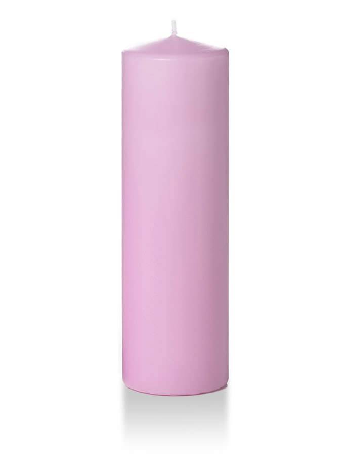 3" x 10" Pillar Candles Violet