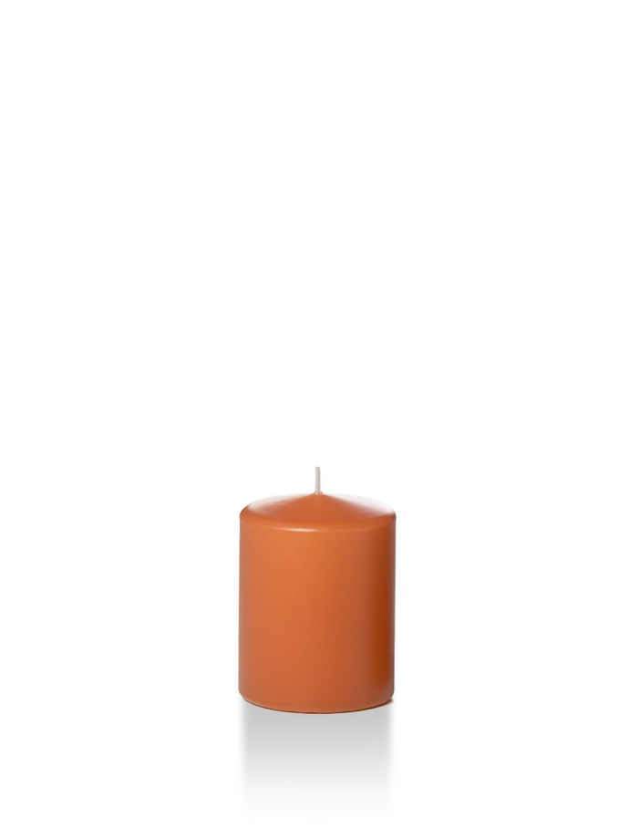 2.25" x 3" Slim Pillar Candles Sienna