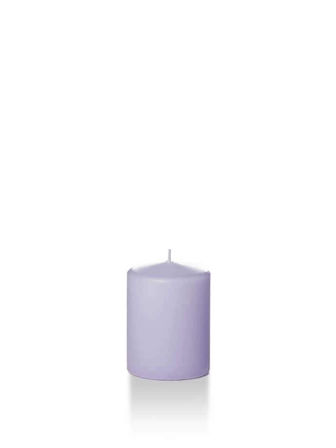 2.25" x 3" Slim Pillar Candles Lilac