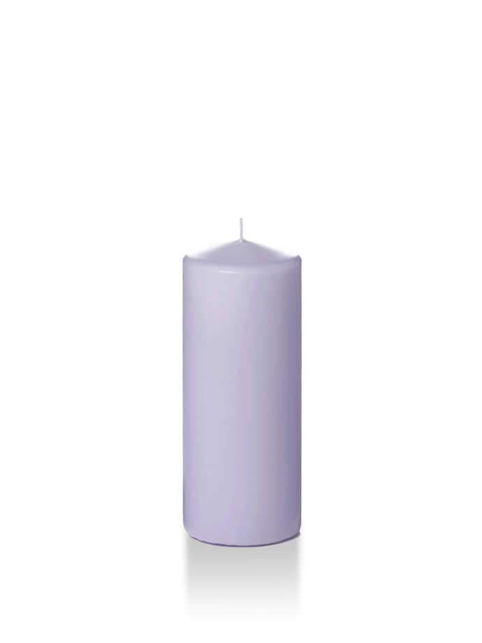 2.25" x 5" Slim Pillar Candles Lilac