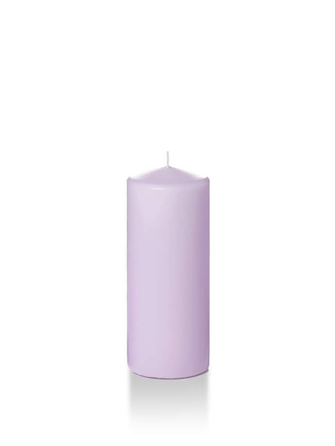 Wholesale 2.25" x 5" Slim Pillar Candles Lavender