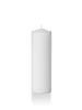 Yummi Candles - 2.25" x 7" Slim Pillar Candles White