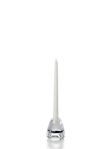 Yummi Candles - 10" Wholesale Taper Candles - Case of 288 White