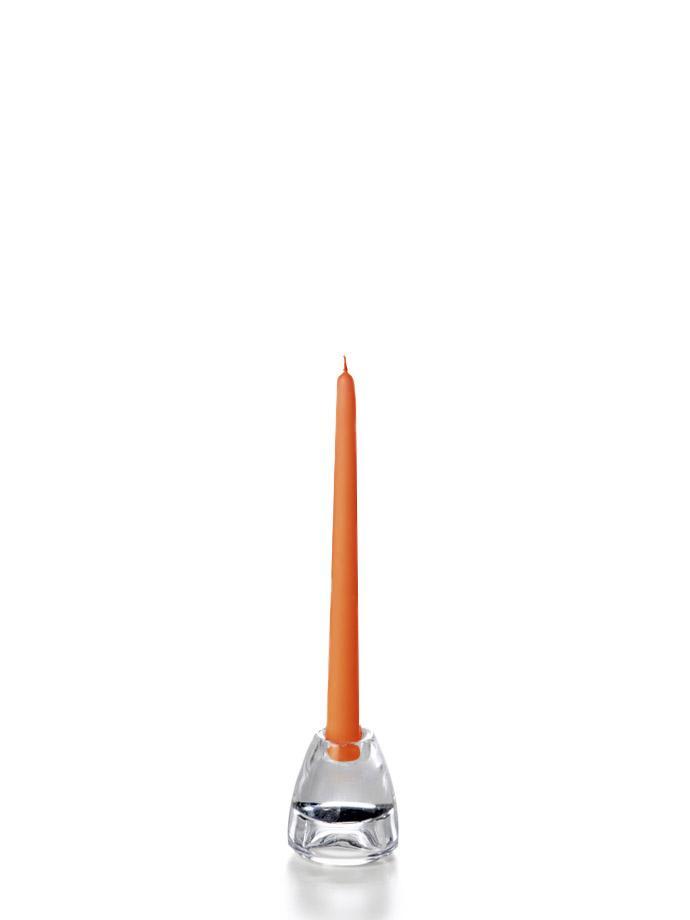 10" Wholesale Taper Candles - Case of 72 Sienna