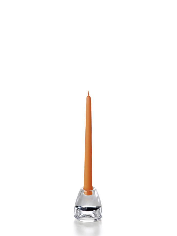 10" Wholesale Taper Candles - Case of 72 Toffee