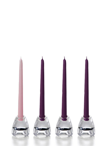 Yummi Candles - 10" Wholesale Advent Taper Candles - Case of 72