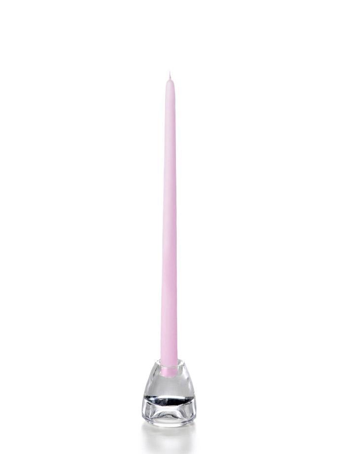 15" Wholesale Taper Candles - Case of 72 Violet