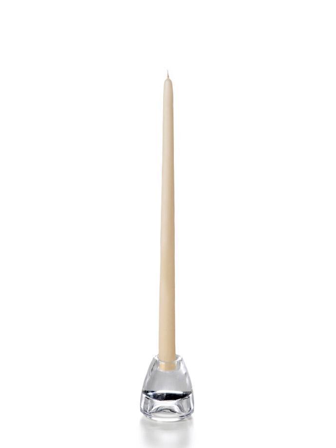 15" Wholesale Taper Candles - Case of 144 Sandstone