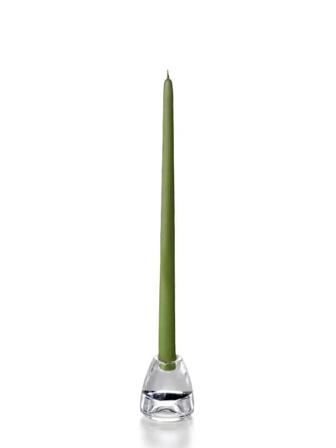 15" Wholesale Taper Candles - Case of 72 Green Tea