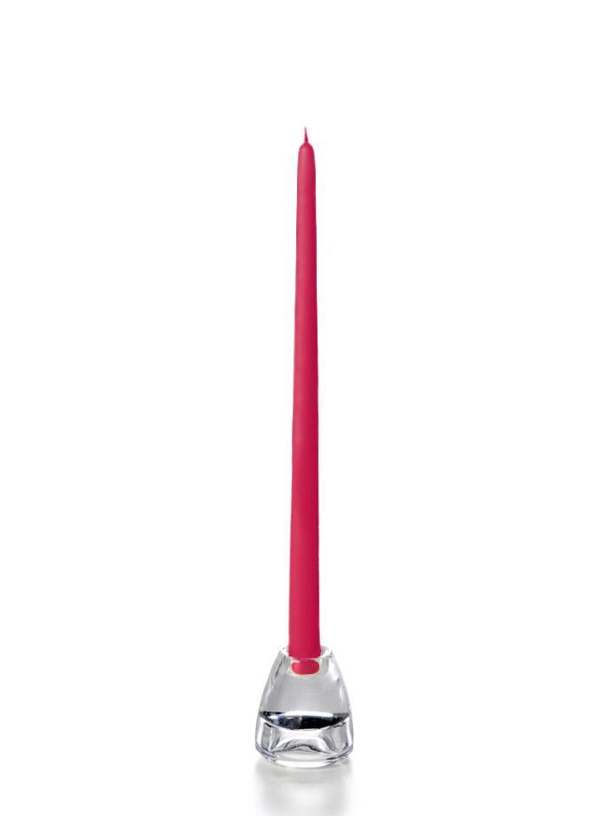 15" Wholesale Taper Candles - Case of 144 Paradise Pink