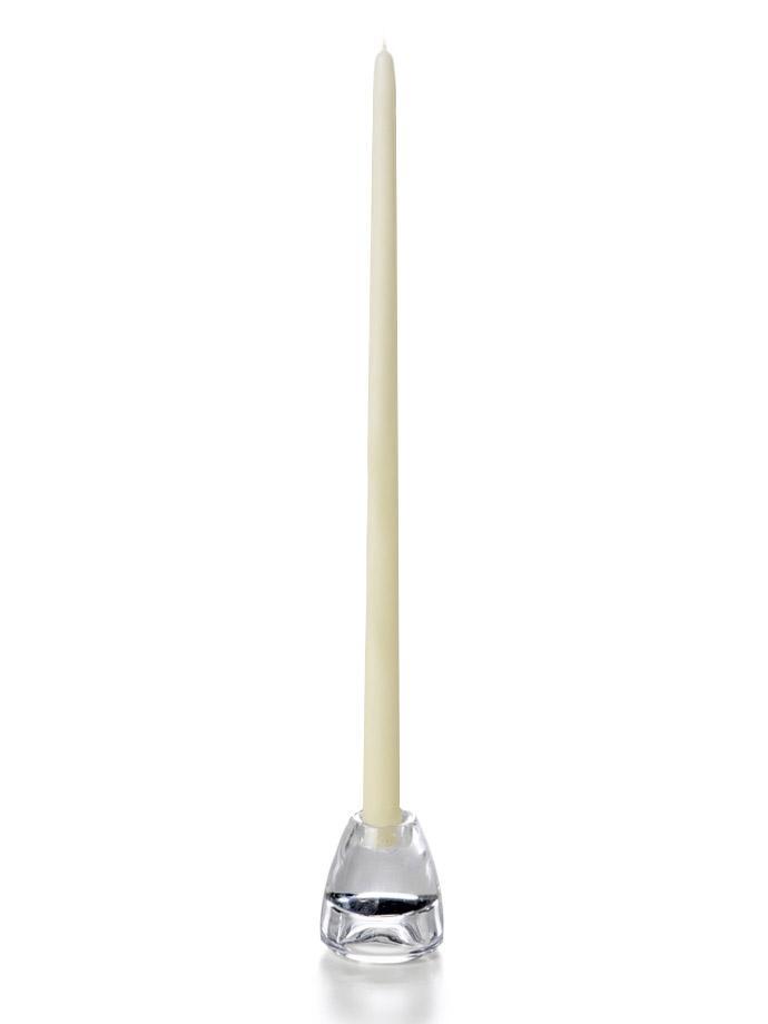 18" Wholesale Taper Candles - Case of 144 Ivory