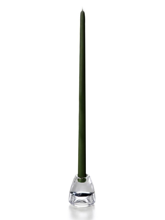 18" Handcrafted Taper Candles Olive