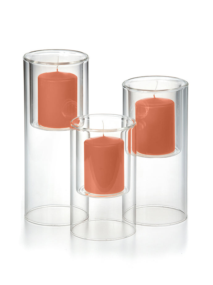 3 Pillar Candles & 3 Ethereal Cylinders